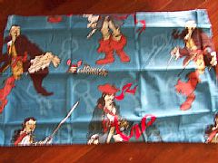 PIRATE-OF-THE-CARRIBBIAN-PILLOWCASE-NEW-BLUE-CHOCOLATE